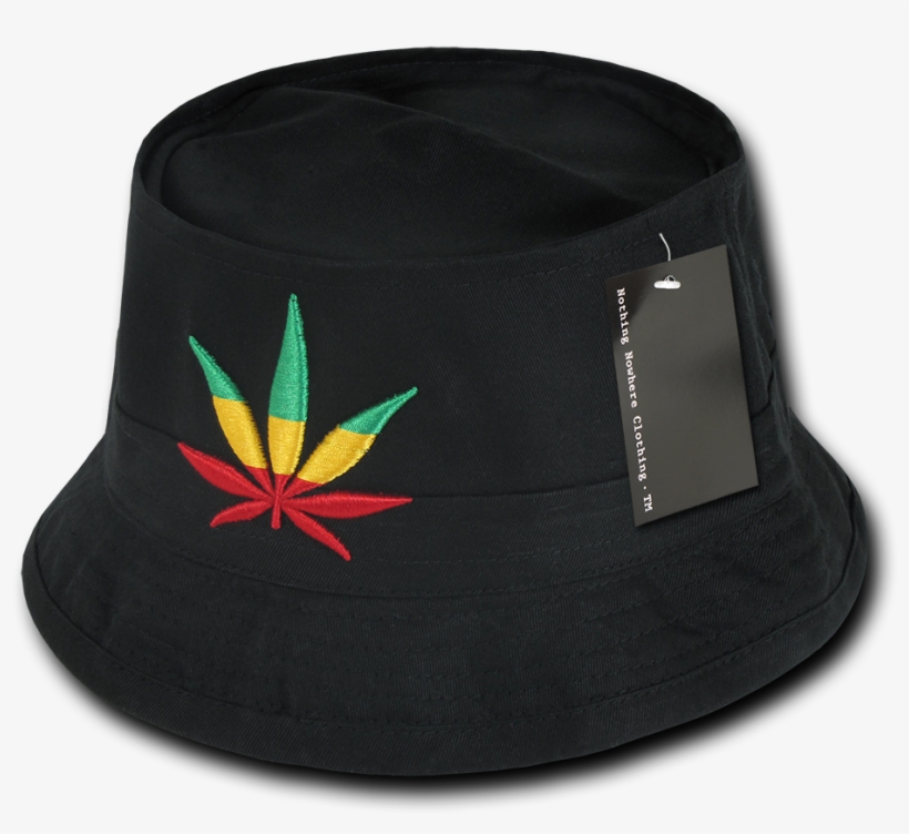 Nothing Nowhere Weed Fisherman Bucket Hats Caps Cotton - Decky N44-wee-blk-06 Fisherman Hat Weed Black Small, transparent png