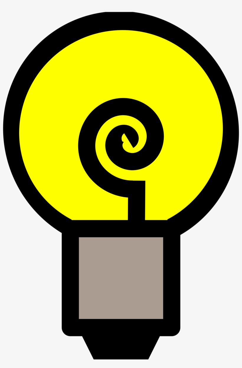 This Free Icons Png Design Of Traditional Lightbulb, transparent png