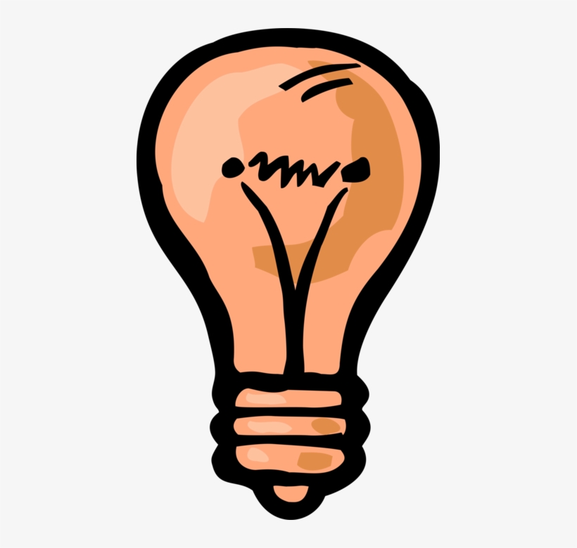 Vector Illustration Of Electric Light Bulb Symbol Of, transparent png