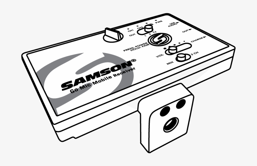 Tripod-arm - Samson Go Mic Mobile, transparent png