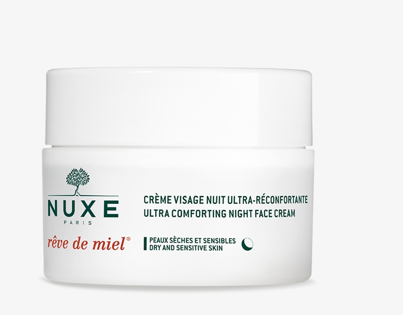 Nourishing Night Cream Rêve De Miel®, Face Cream - Nuxe - Reve De Miel Ultra-comfortable Face Cream 50, transparent png