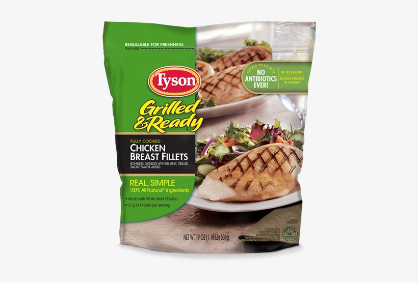 Tyson® Grilled & Ready® Fully Cooked Oven Roasted Diced - Tyson Chicken Breast Fillets, transparent png