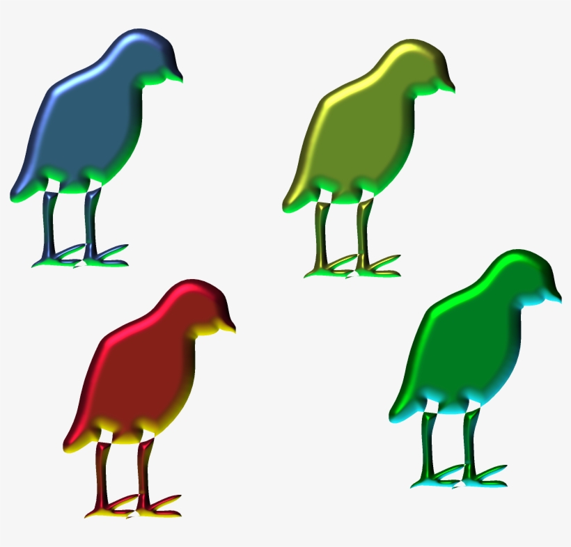 3d Bird,red Bird,green Bird, transparent png