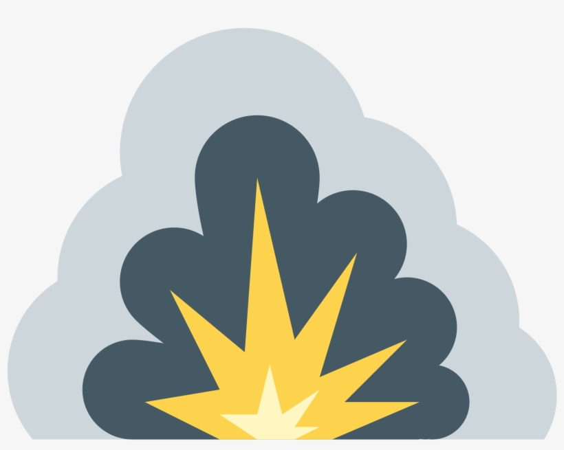 Explosión De Humo Icon - Smoke Flat Png, transparent png