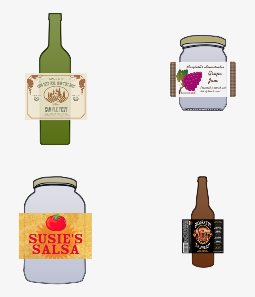 Diseña E Imprime Etiquetas Para Tus Envases - Etiquetas Para Envases, transparent png