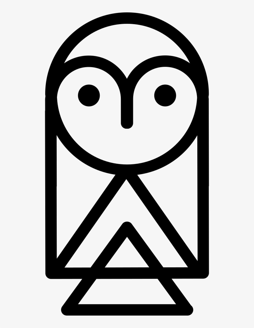 Owl Cartoon Outline - Tirana International Film Festival, transparent png