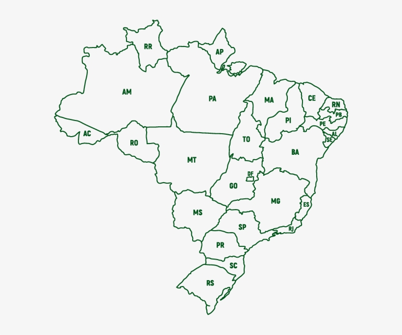 Mapa Do Brasil, transparent png