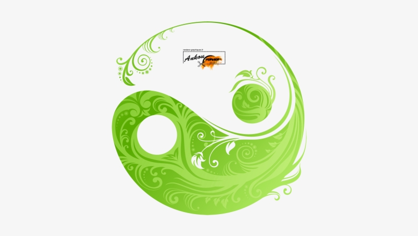 Green Yin Yang Logo Vert Nature Png Images Png Images - Yin And Yang, transparent png