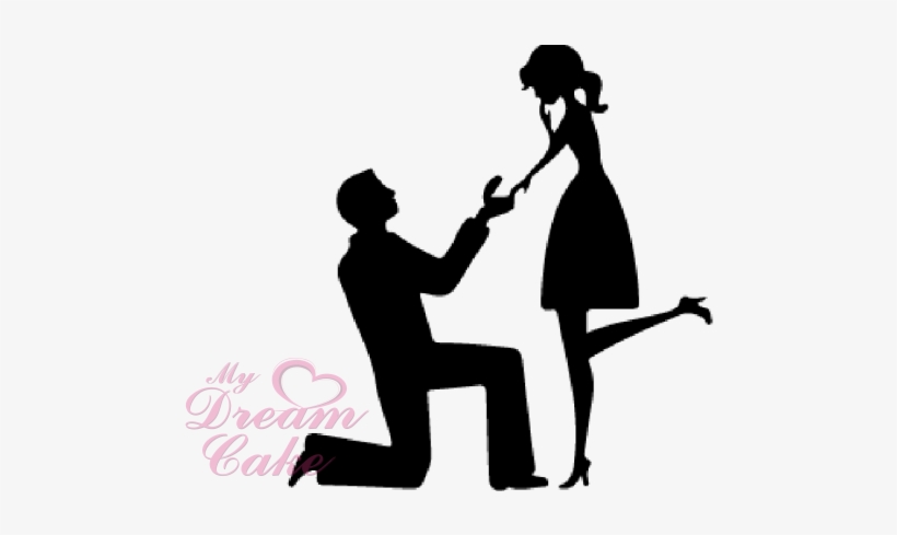 Proposal Silhouette, transparent png
