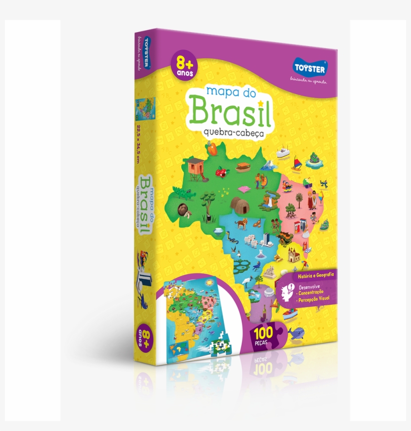 Quebra-cabeça Mapa Do Brasil - Quebra Cabeça Do Mapa Do Brasil Estados, transparent png
