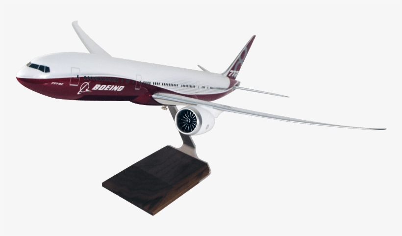 1/100 Scale Boeing 777-8x Desktop Model In House Livery - Model Aircraft, transparent png