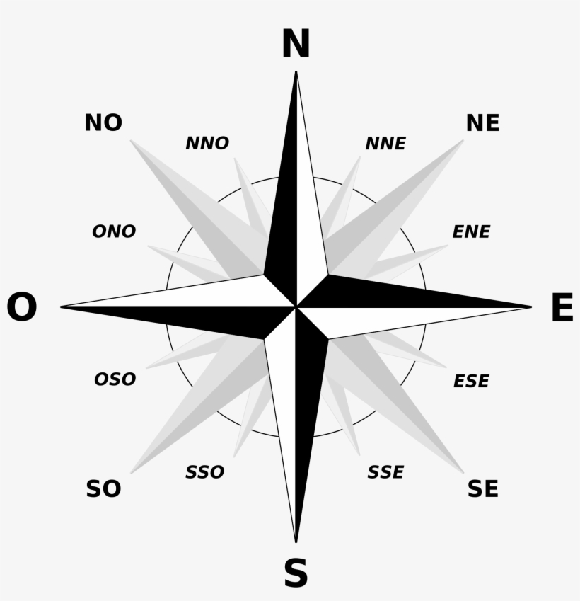 O Mapa Do Brasil Com Suas Regiões E Estados E Suas - Compass Directions, transparent png