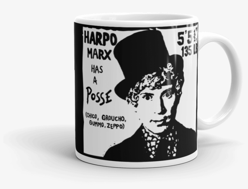 "harpo Marx Has A Posse" Mug - Harpo Marx, transparent png