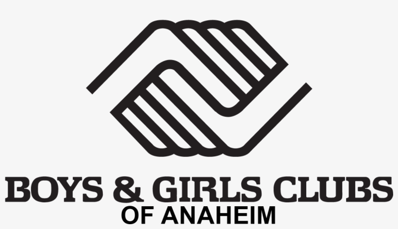 Horizontal Black Boys & Girls Clubs Of Anaheim Logo - Boys And Girls Club Logo, transparent png