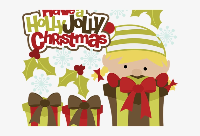 Merry Christmas Clipart Holly Jolly Christmas - Holly Jolly Christmas, transparent png