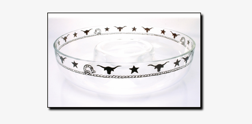 11" Rope & Longhorn Chip - Lone Star Western Decor Stars & Longhorns Iced, transparent png