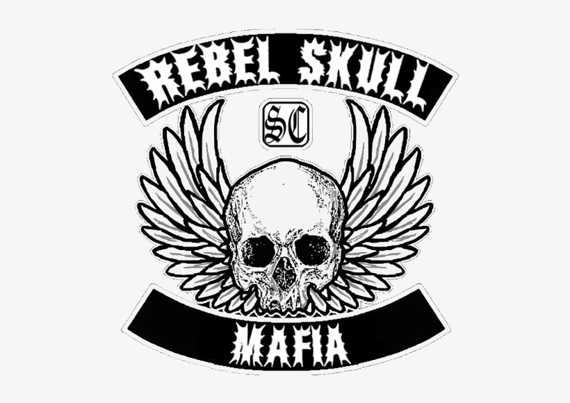 Rebel - Skull - Mafia - Patch 002 Zpshzz - Punk Rock, transparent png