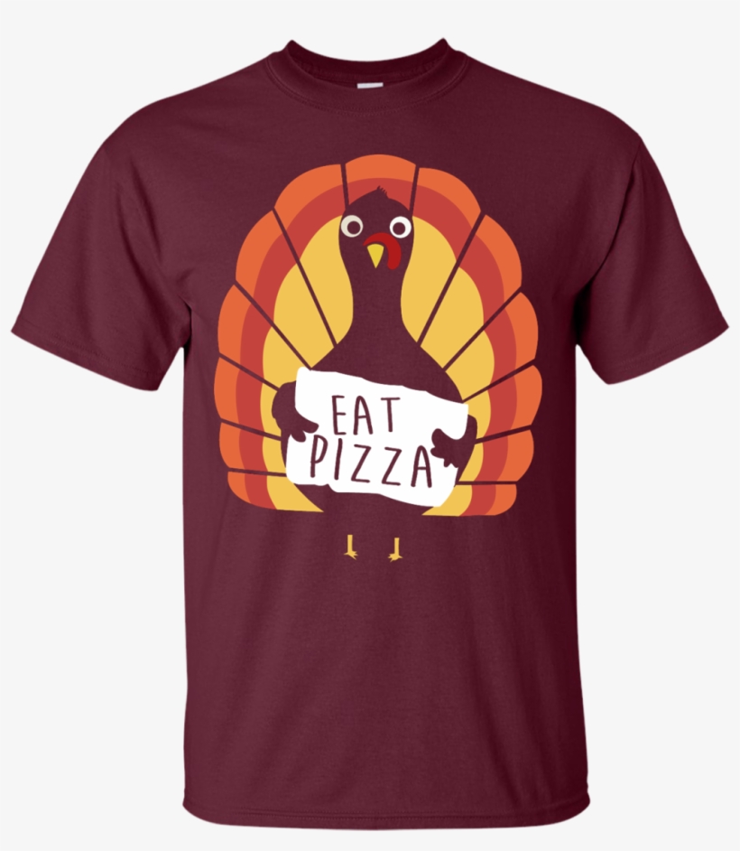 Eat Pizza Thanksgiving Funny Turkey Pizza T Shirt - Flash Clothes, transparent png