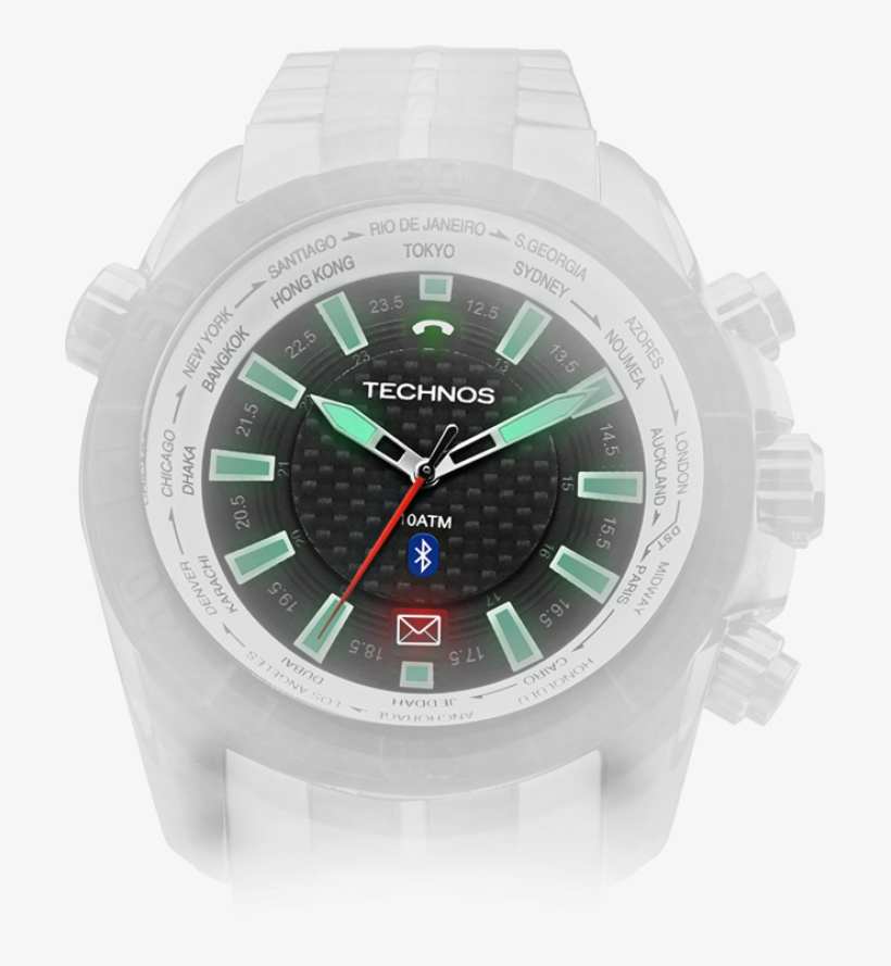 Relogio Technos Connect 4046 - Technos, transparent png