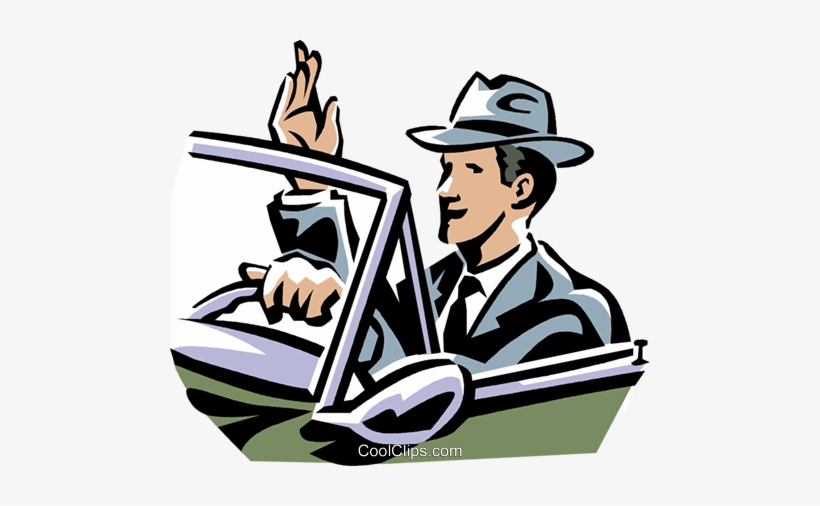 Businessman Driving A Car Royalty Free Vector Clip - Berlin, transparent png