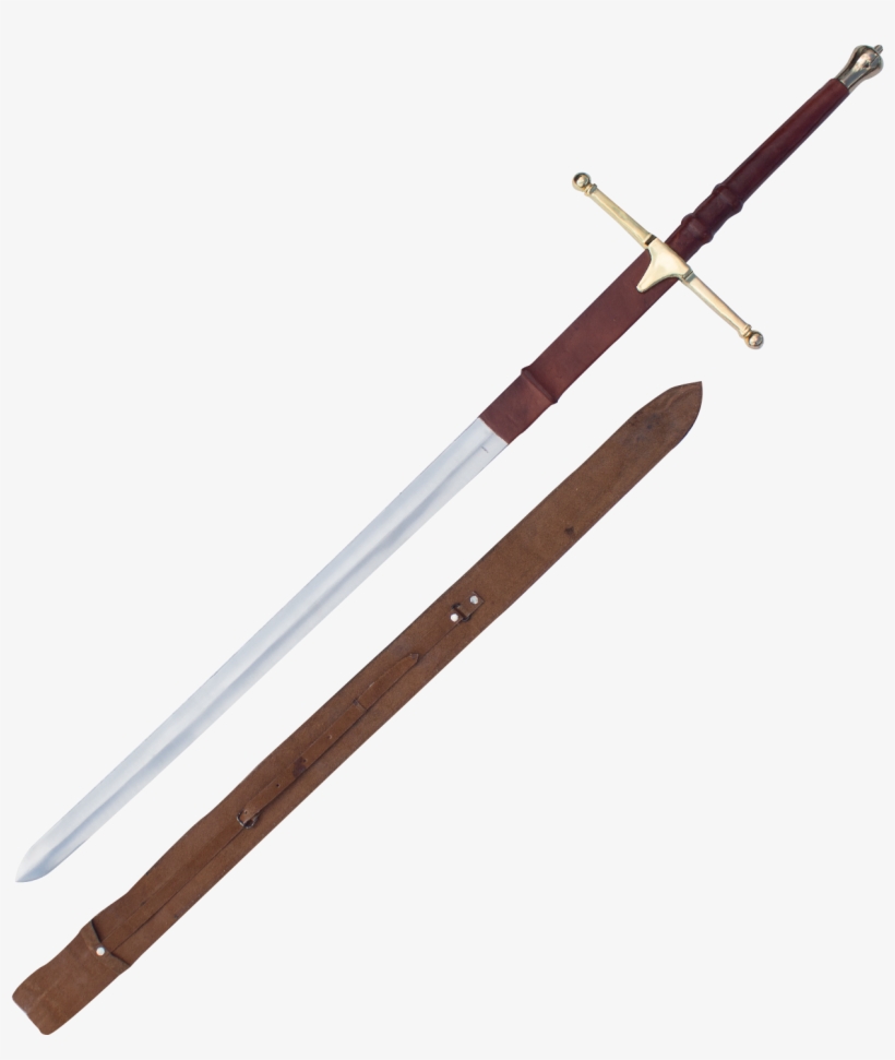 Sir William Wallace Sword Gold 52 Inch, , Panther Trading - Inuyasha Tetsusaiga, transparent png