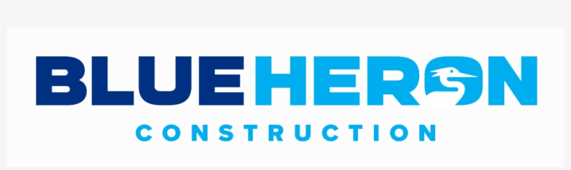 Blue Heron Construction Logo Blue Heron Construction - Logo, transparent png