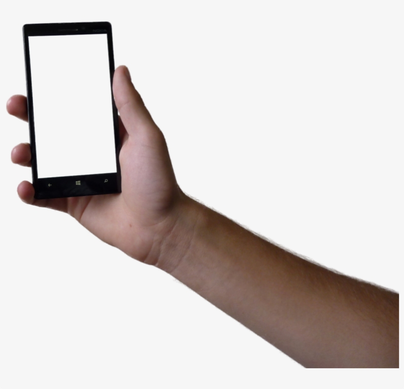 And An Estimate On Your Restoration Right Now - Right Hand Holding Phone, transparent png