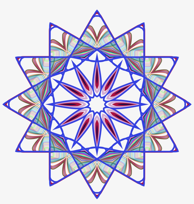 This Free Icons Png Design Of Prismatic Mandala Line, transparent png