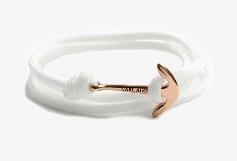 Basic - Rose Gold Anchor On Blk/wht, transparent png