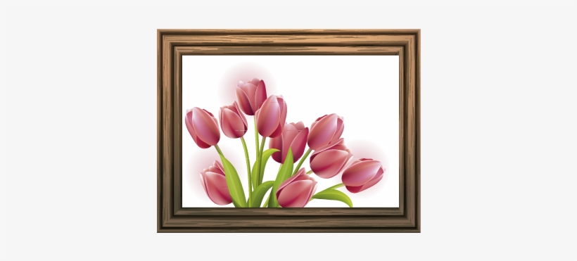 Cuadro - Tulips Flowers Clip Art, transparent png