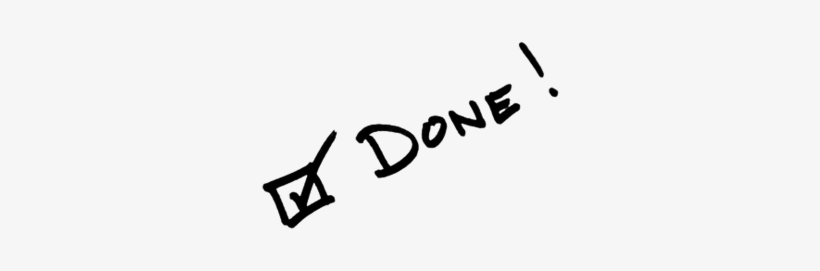 Verificado Y Hecho - Finally I Am Done, transparent png