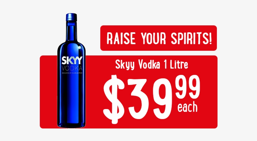 Beer, Wine And Spirits Delivered To Your Door In 1 - Skyy Infusion Cherry Vodka - 750 Mltle, transparent png