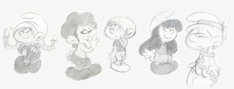Free Smurf Sketches 11 By 3trainerpoke-d7pqxi6 - The Smurfs, transparent png
