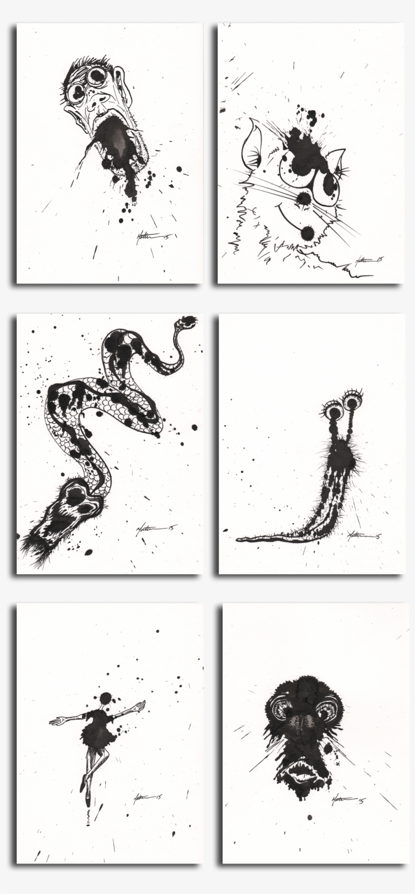 Sample Pages Ink Sketches, transparent png