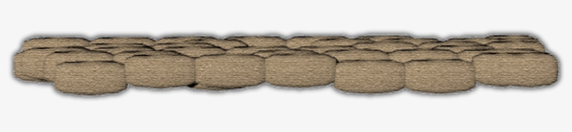Sandbags Straight - Stone Wall, transparent png