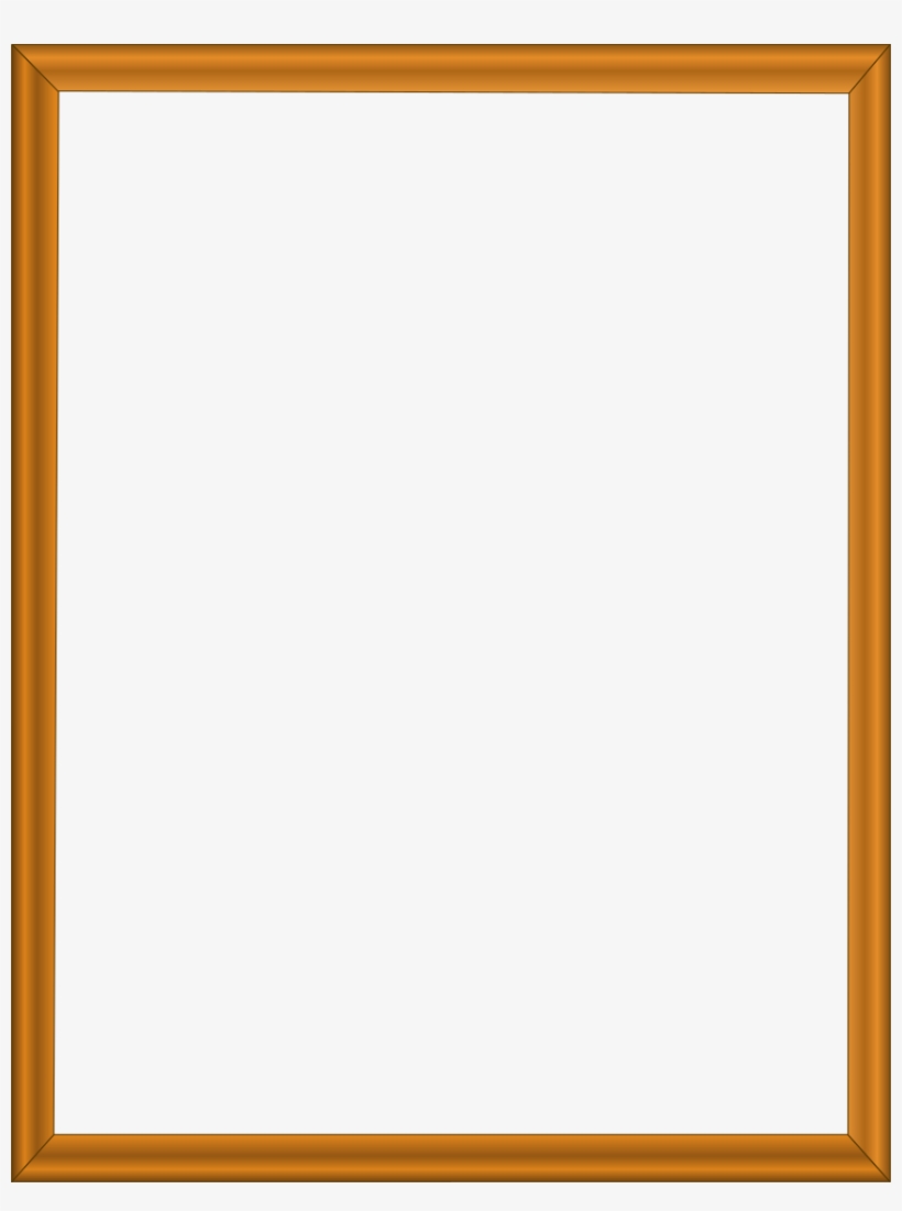 Free Black Wood Frame Png - Picture Frame, transparent png