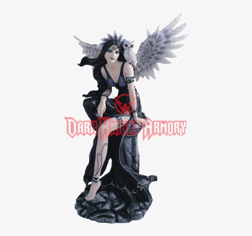 Fallen Angel Statue Figurine, transparent png