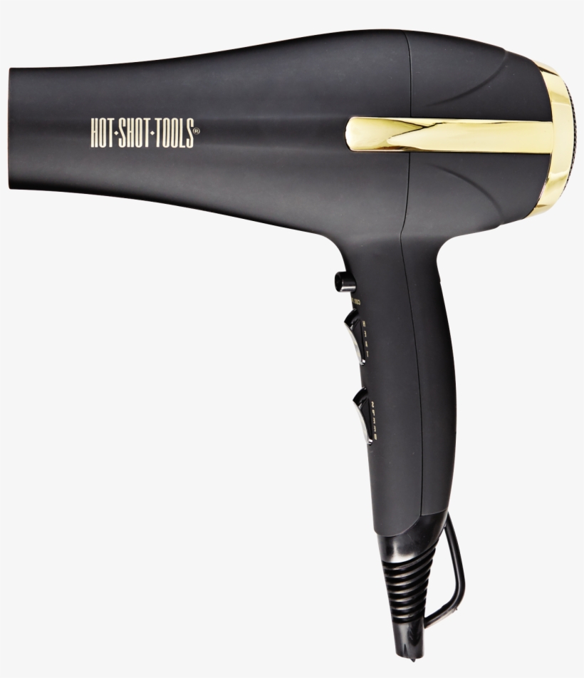 Ionic Turbo Ceramic Salon Hair Dryer - Bioionic Gold Pro Dryer, transparent png
