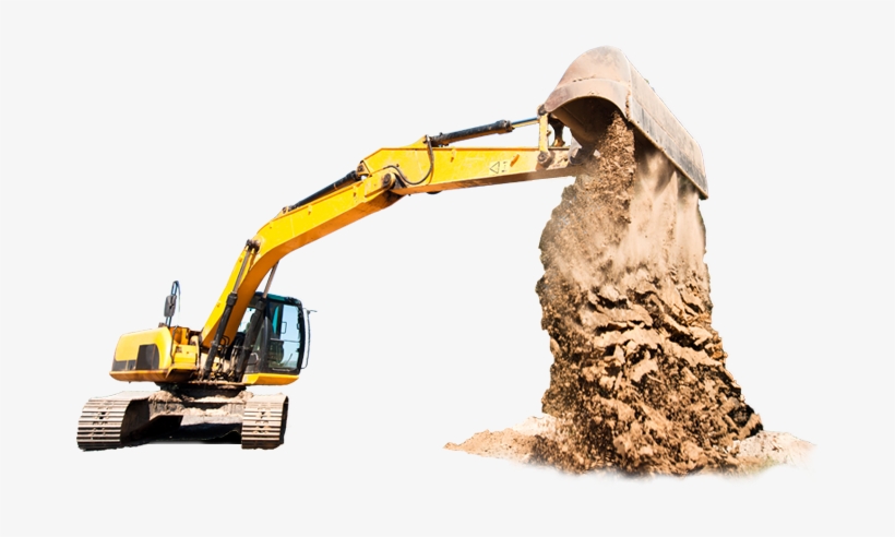 Bulldozer Pouring Sand - Heavy Duty Equipment Png, transparent png