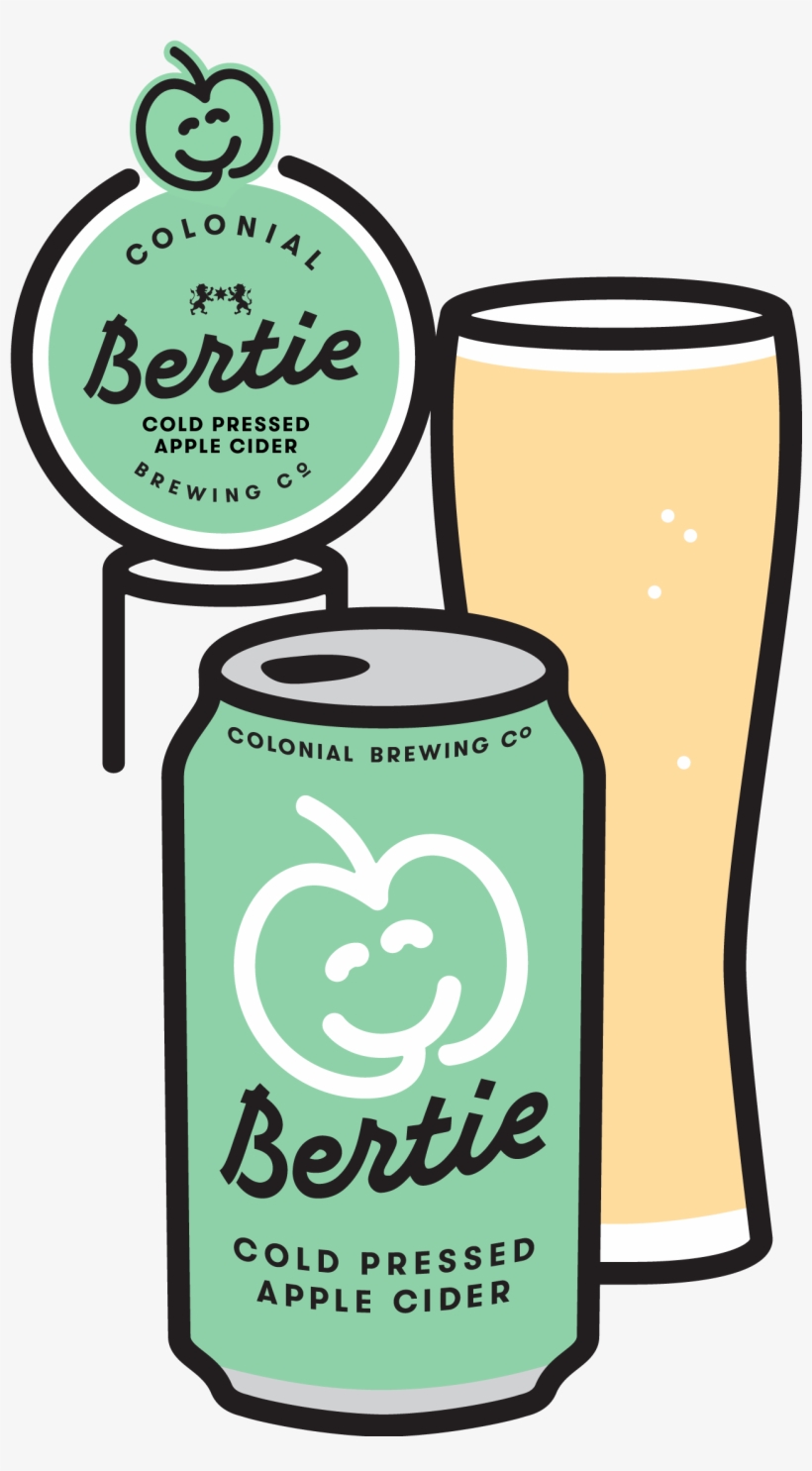 Bertie Now Pouring - Colonial Brewing Co, transparent png