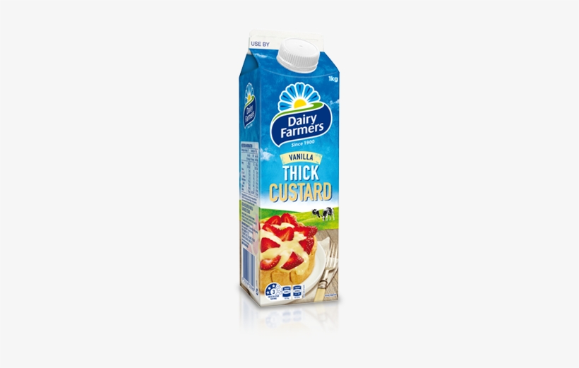 Pouring Custard - Dairy Farmers Vanilla Custard 1kg, transparent png