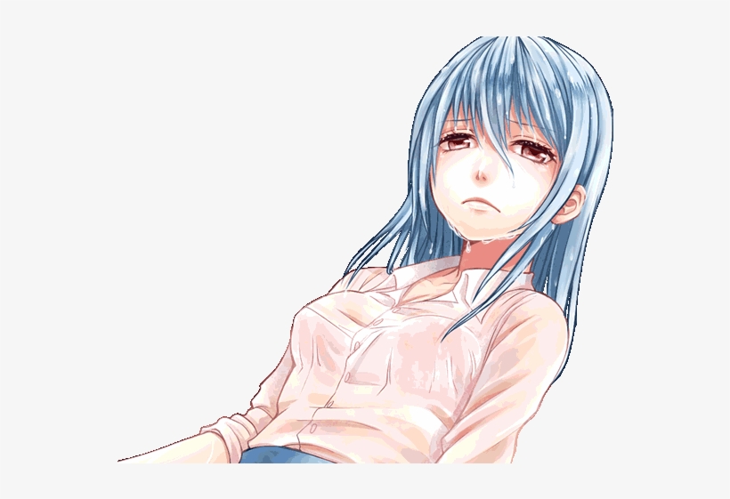 Pouring Rain Dialogue Render - Anime, transparent png