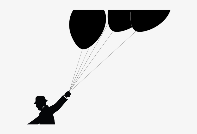 Balloon Clipart Silhouette - Balloon, transparent png
