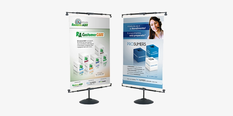 Os Banners E Faixas São Materiais Publicitários De - Banner 80x120cm, transparent png