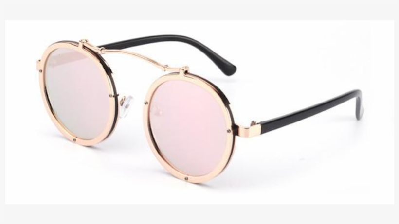 Steampunk Bolt Frame Sunglasses - Retro Round Steampunk Sunglasses Men Vintage 1762, transparent png