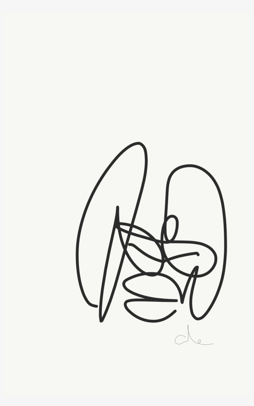 Chermelle Edwards Coffeetographer Art Blind Contour - Drawing, transparent png