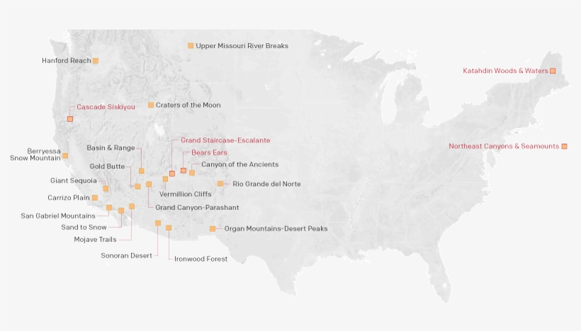 National Monuments At Risk - Us State Map Transparent Background, transparent png