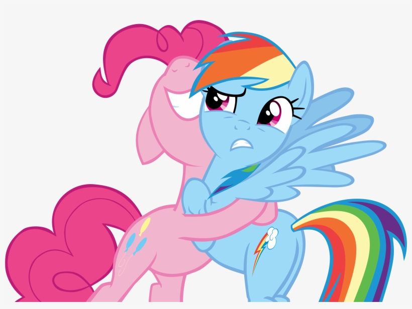 Pinkie And Dash Animation - Pinkie Pie I Rainbow Dash, transparent png