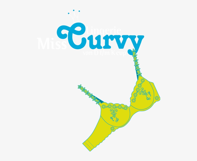 Miss Curvy Lingerie Logo - Bib, transparent png