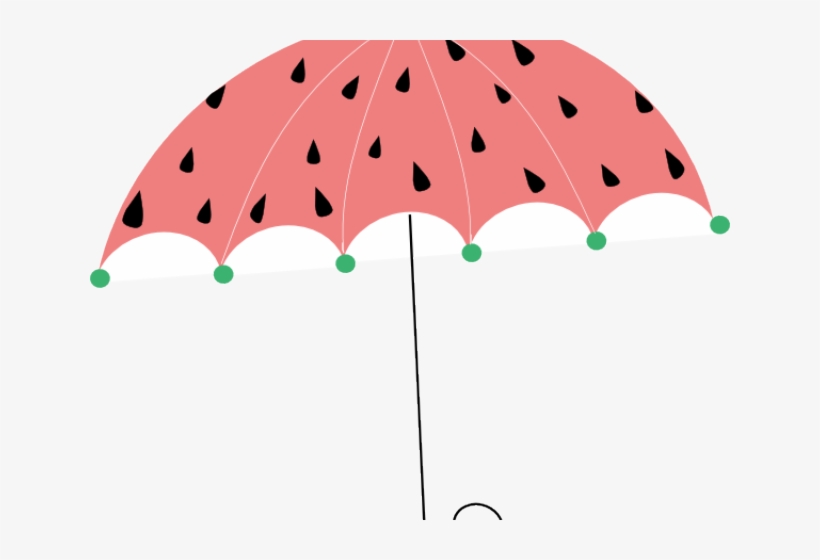 Umbrella Clipart Watermelon - Cute Umbrella Clipart, transparent png